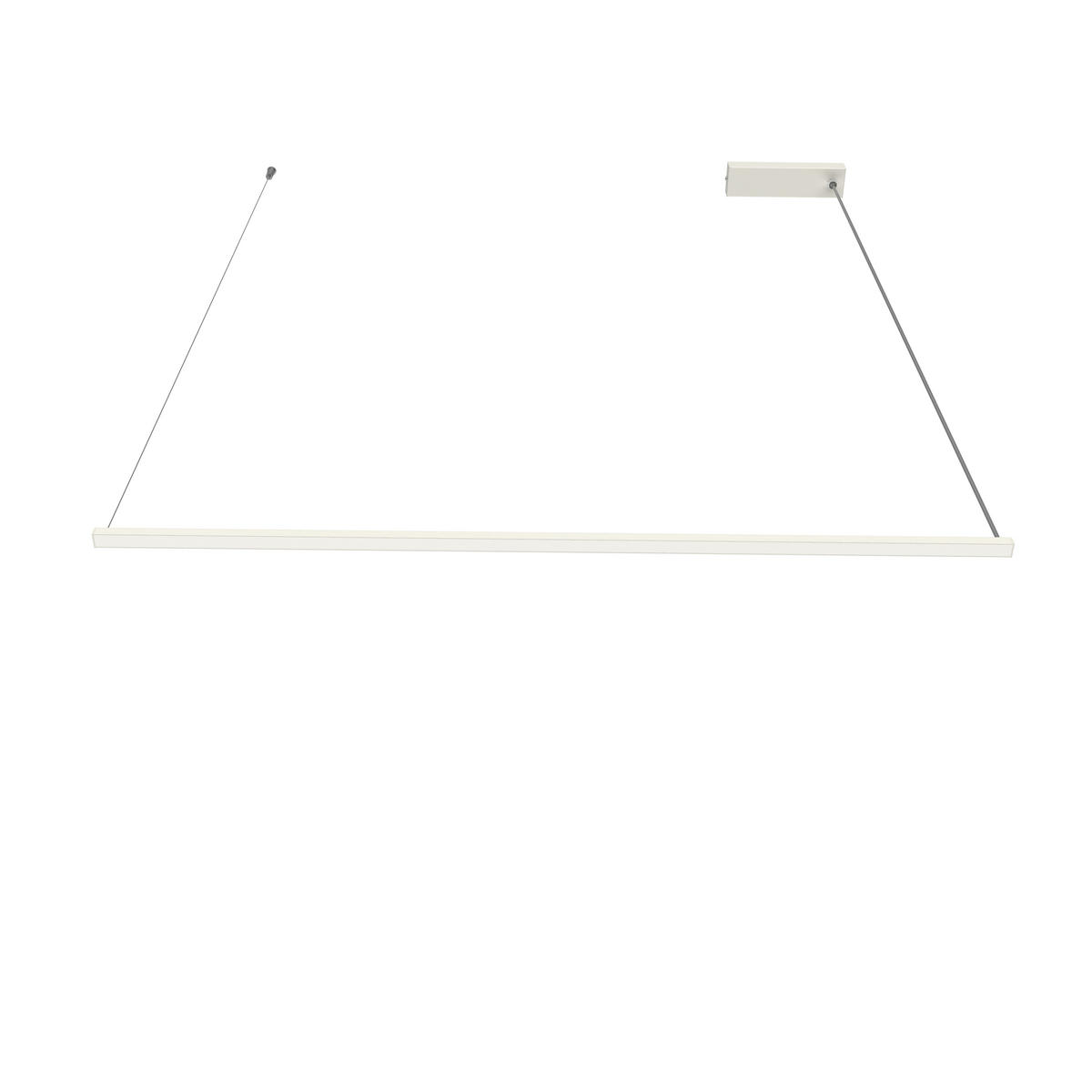 LED-HÄNGELEUCHTE - Weiß Hochglanz, Metall (2/100/2cm) - Lumicom