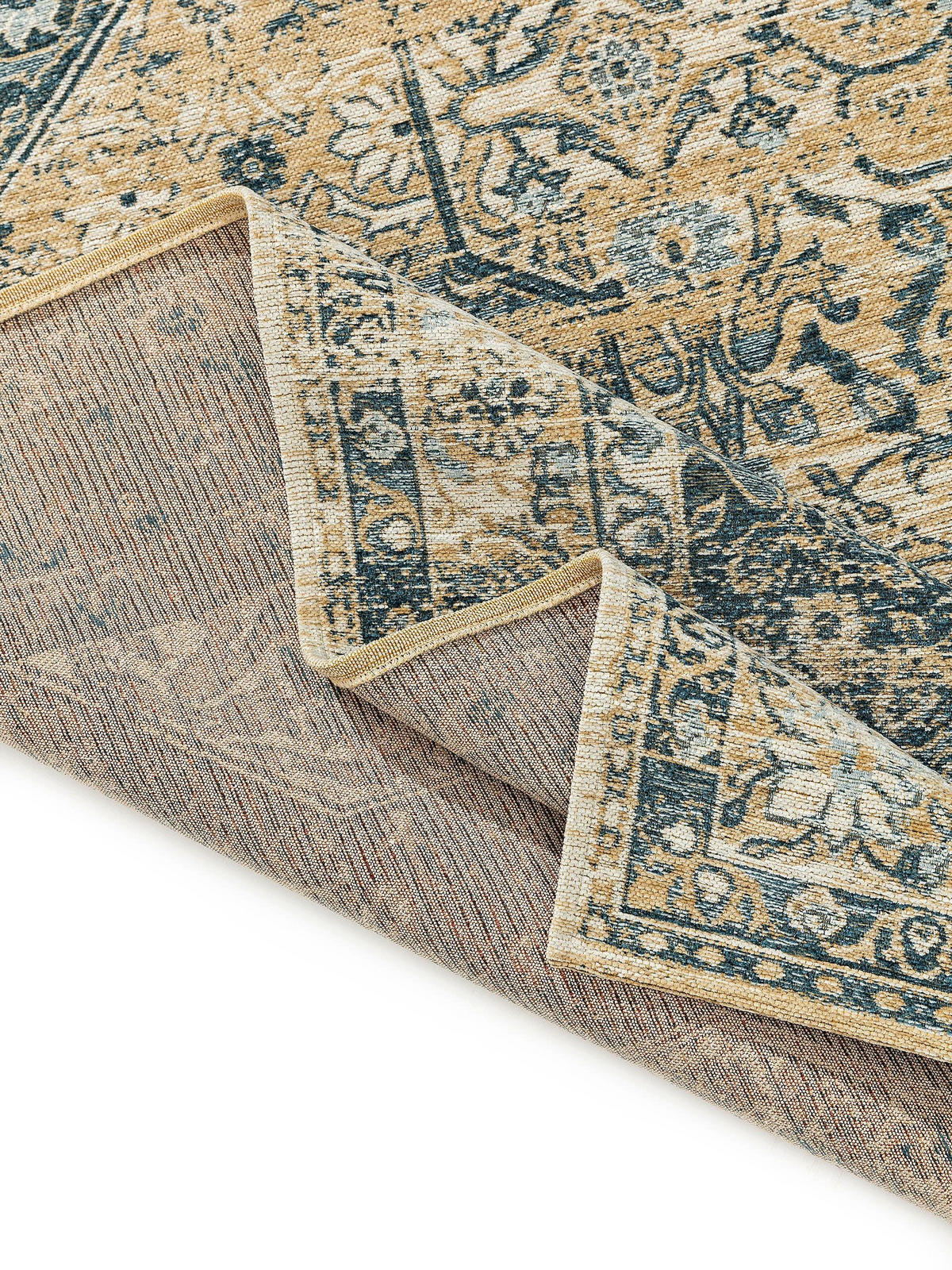 FLACHGEWEBETEPPICH Frencie Blau 160x235 cm - Blau, Textil (160/235cm) - benuta Nest