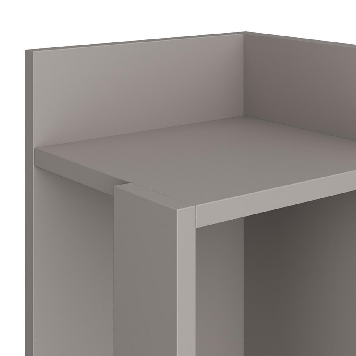 NACHTTISCH Lenar Greige 27 x 60 cm 2er-Set - Greige, Holzwerkstoff (27/60/25cm) - Vicco