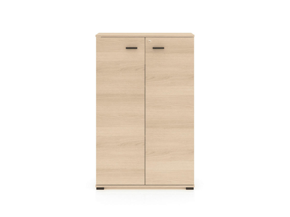 AKTENSCHRANK – 79 cm – Odelis – Schwarz - Schwarz, Holzwerkstoff (79/124/34cm) - hi-markt