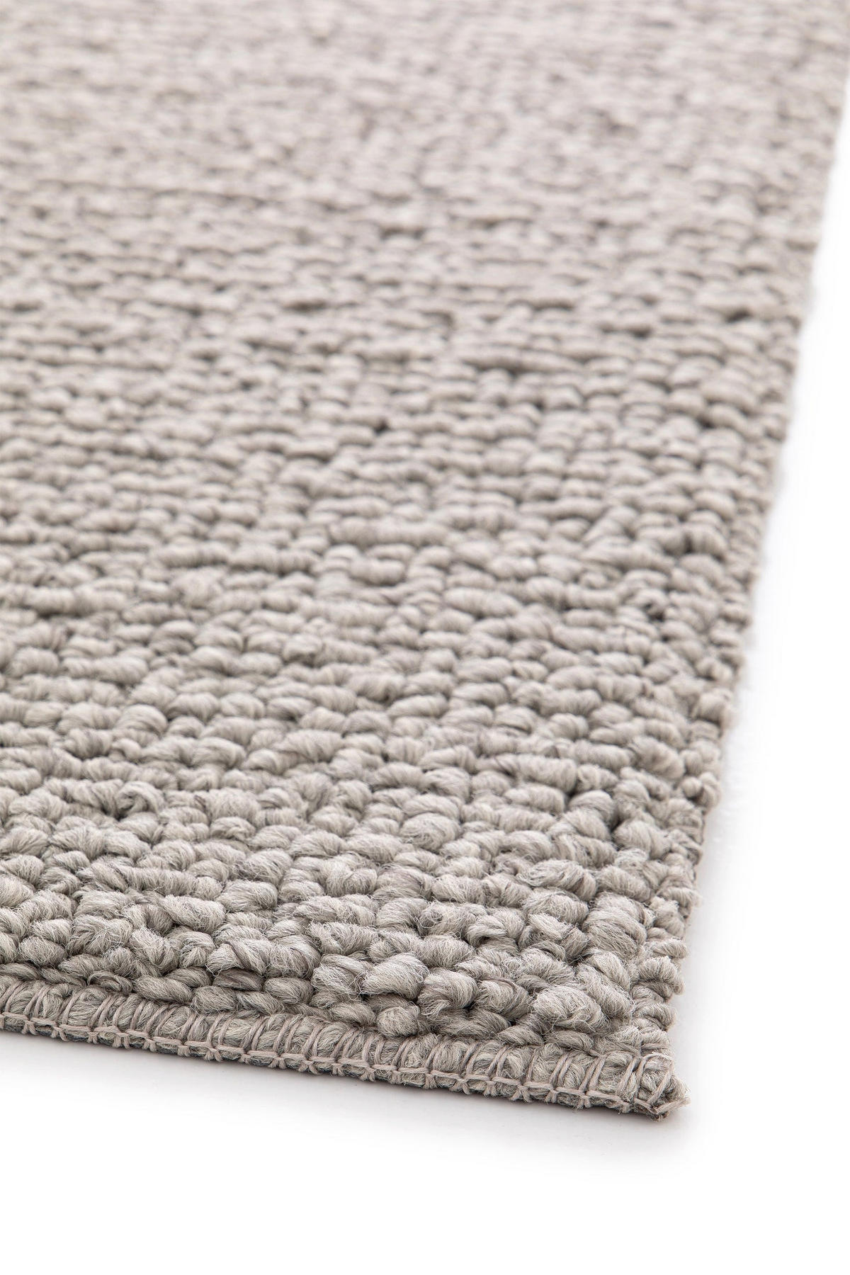 TEPPICH in Uni-Optik mit Schlingenflor grau - Grau, Textil (120/170cm) - AFK Living