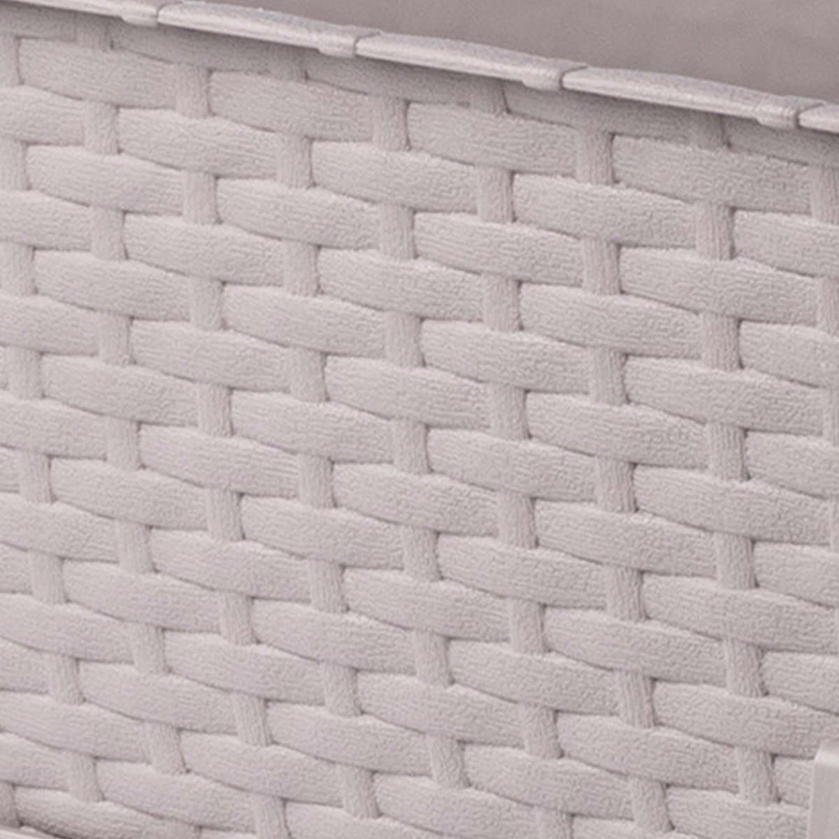 BALKONKASTEN mit Griffen, Beige, 40 cm, 3 Stk. - Beige, Kunststoff (17/40cm) - KADAX