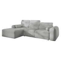 ECKSCHLAFSOFA Volare I, Seite: Links - Hellgrau, Holz/Textil (269/182cm) - MIRJAN24