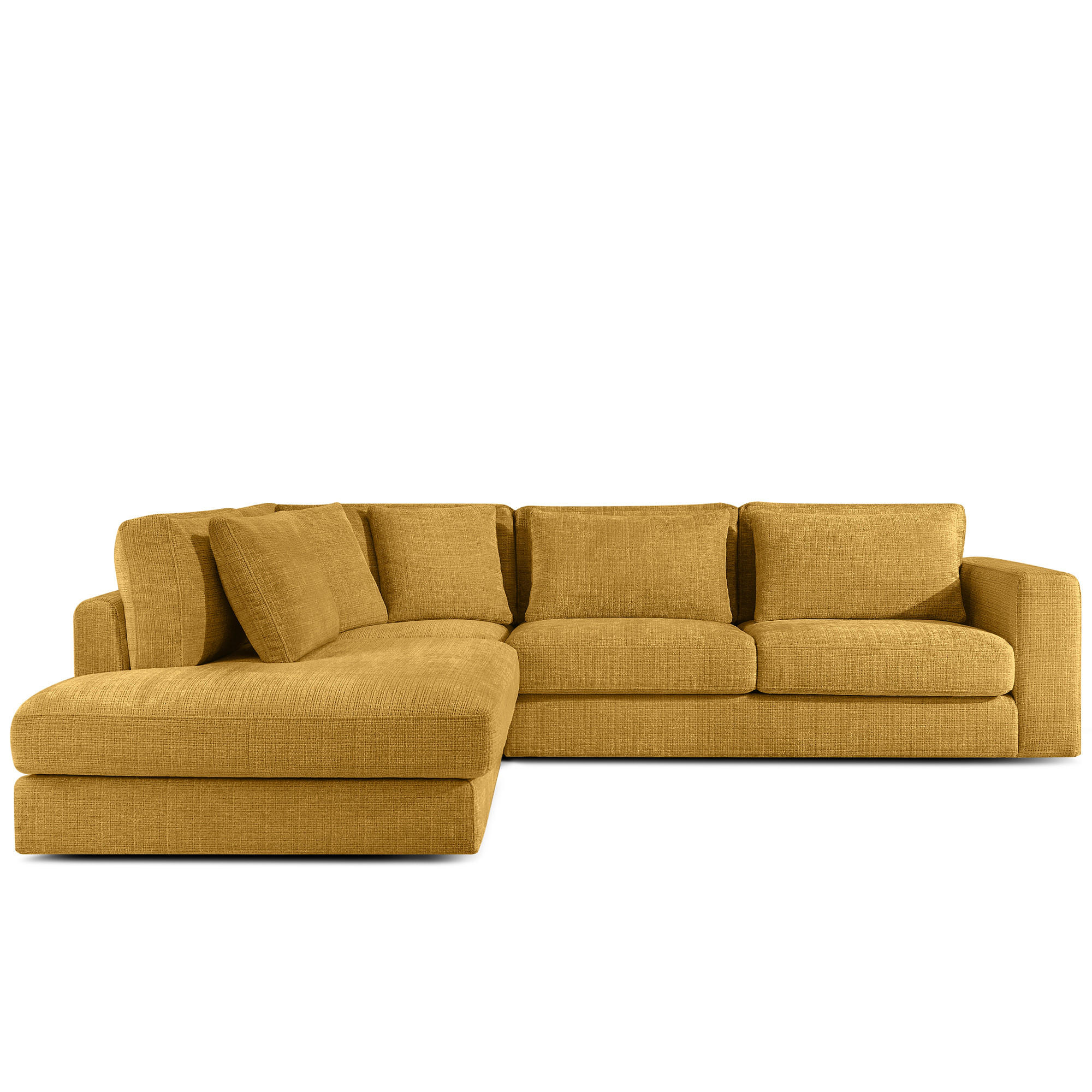 Konsimo® Ecksofa Gelb 297x248 cm