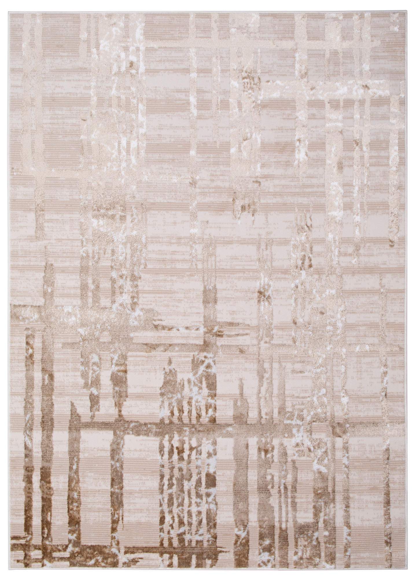 TEPPICH CRYSTAL Braun 120/170 cm - Braun, Textil (120/170cm) - Tapiso
