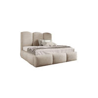 POLSTERBETT Mit Bettkasten, Bouclé-Stoff Baloo, Beige, 120x200 cm, BERO - Beige, Holz (120/200cm) - Kaiser Möbel