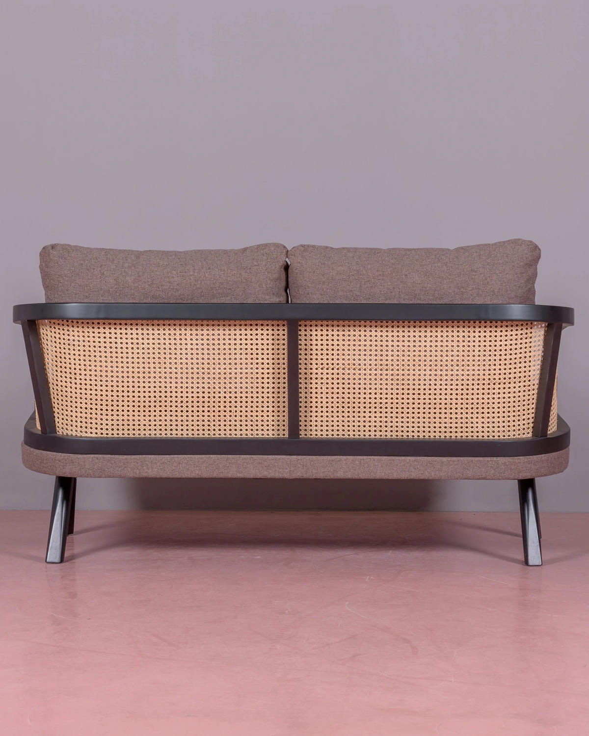 SOFA Naturmaterialien Schwarz - Schwarz, Naturmaterialien (147/86/78cm) - Nest Dream