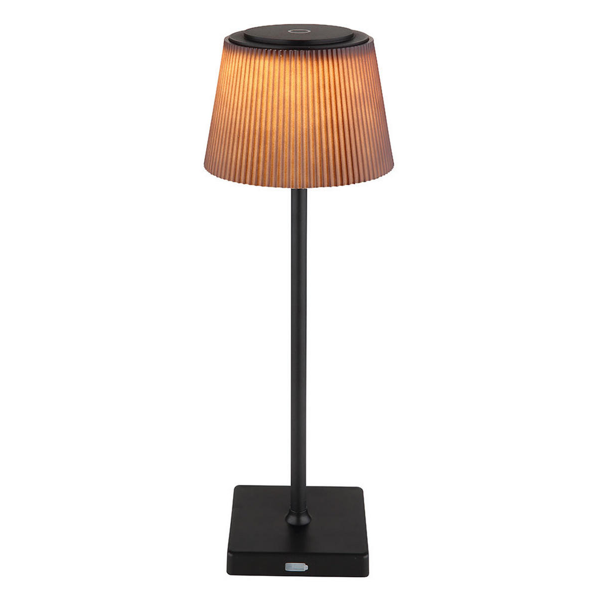 LED AUSSENLEUCHTE Schwarz Touchdimmer 2x - Schwarz, Metall (13/13/38cm) - Globo Lighting