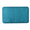 BADTEPPICH Zac Blau 80/50/2 cm Textilien - Blau, Textil (50/80cm) - Mondex