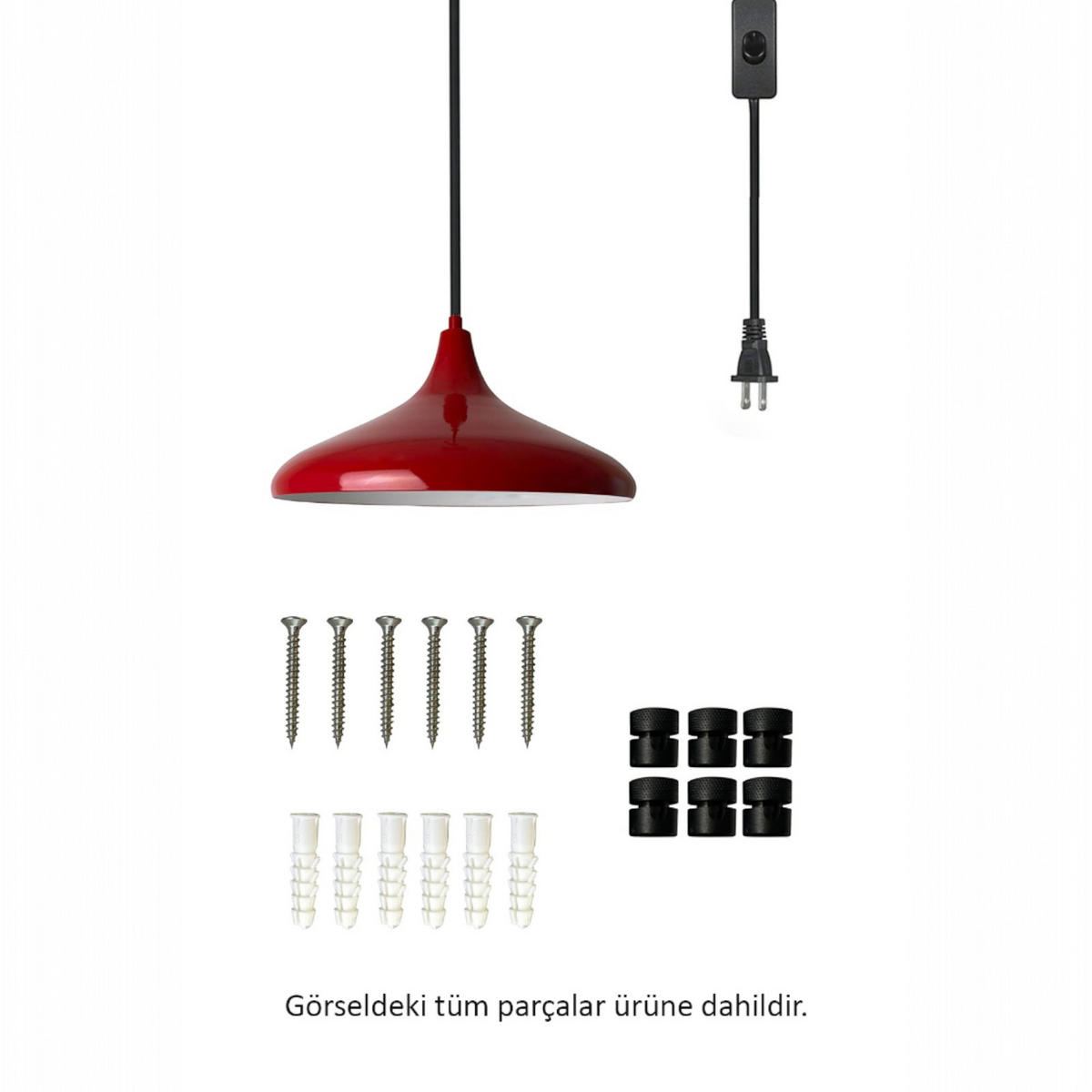 PENDELLECUHTE Plugra - Rot, Metall (35/35/20cm) - Bamyum