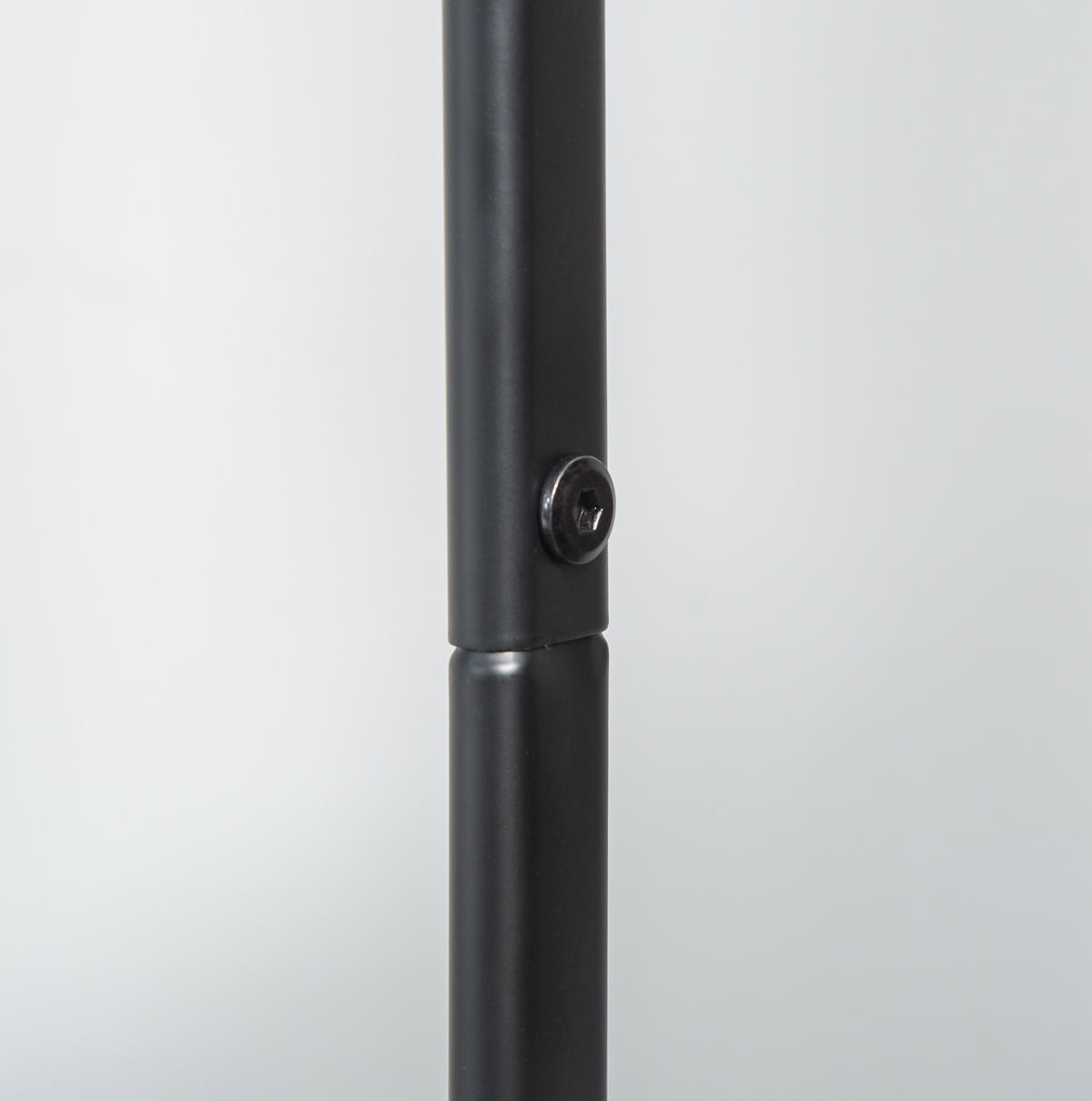 GARDEROBENSTÄNDER 56,5/31,5/152,5 cm mit Rollen, 2 Ablagen und Kleiderstange aus Stahl, Schwarz - Schwarz, Metall (56.5/152.5/31.5cm) - Redom