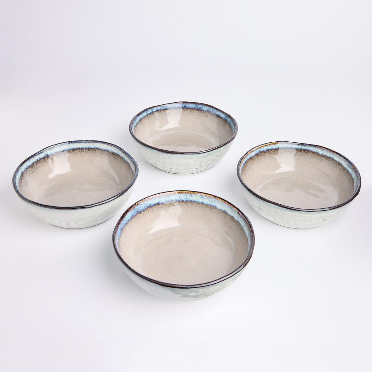 SCHALE (4er-Set) Artisan 300ml - Taupe, Keramik (14/14/4.5cm) - Butlers