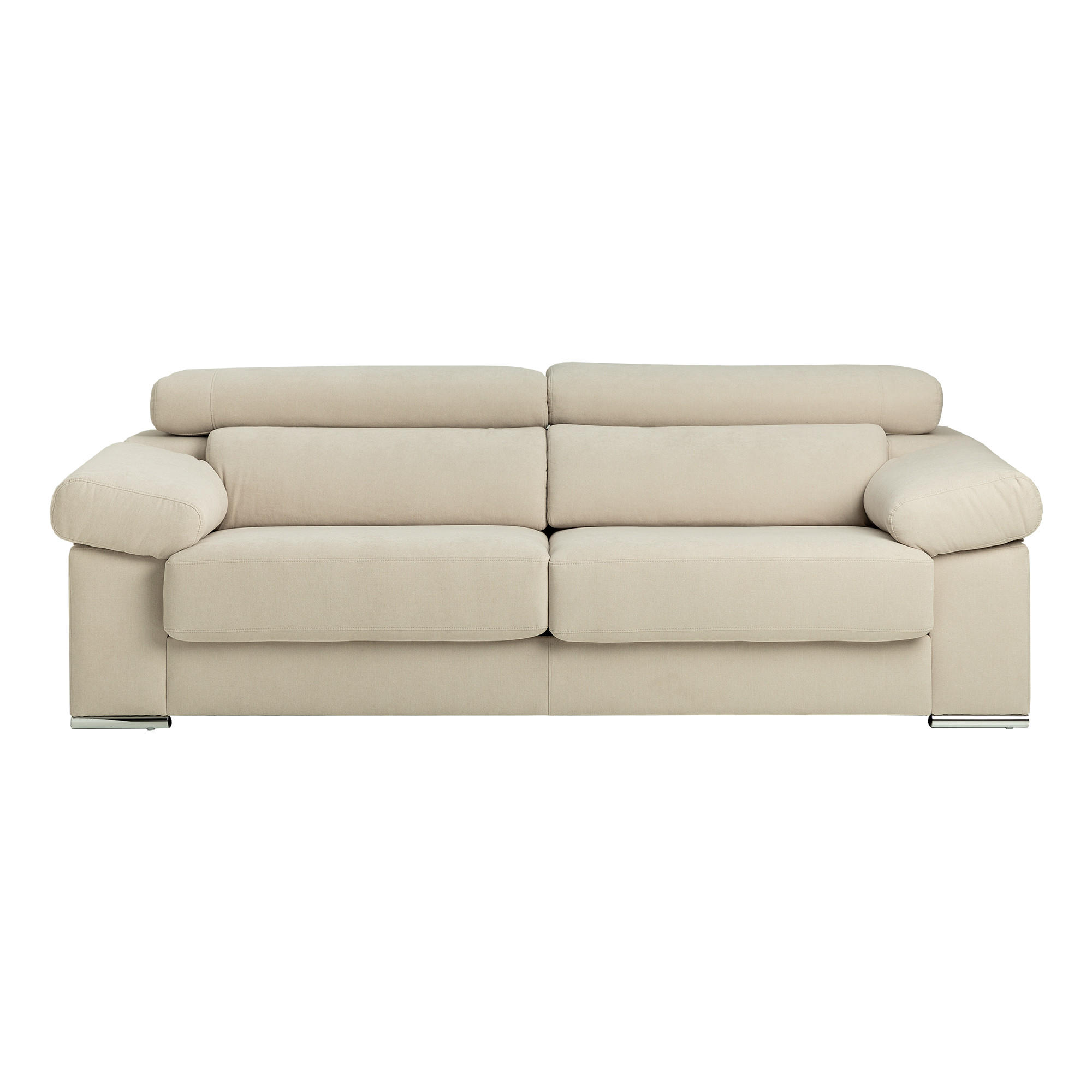 SOFA 3-SITZER Dolmen Beige 234 cm x 101 cm - Beige, Textil (234/101/104cm) - Kenay Home