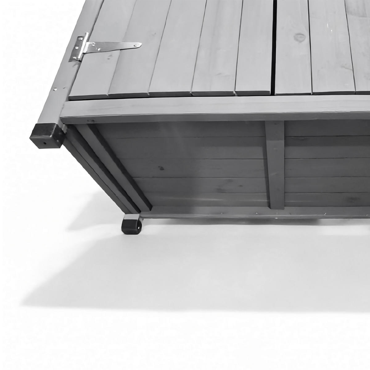 PFLANZTISCH - Grau, Holz/Metall (40/75/90cm) - Relaxdays