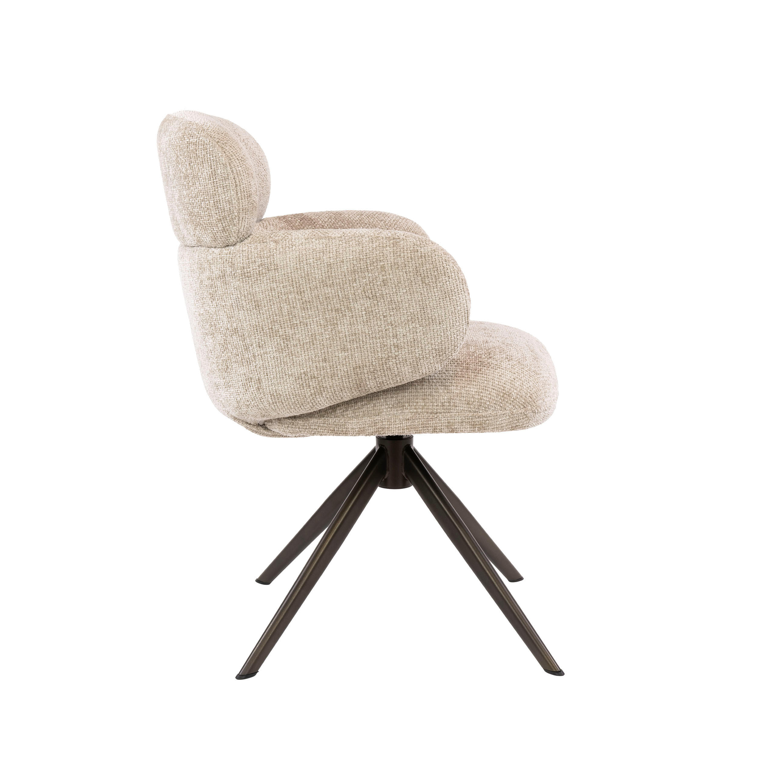 ESSZIMMERSTÜHLE Flex Beige 63/64/83 cm - 2er-Set - Beige, Textil (64/83/63cm) - Hoyz Collection