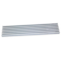LÜFTUNGSGITTER für Backofen, Modul 600mm, Kunststoff und Aluminium, matt eloxiert - Dunkelgrau, Kunststoff (1/12/59.8cm) - EMUCA