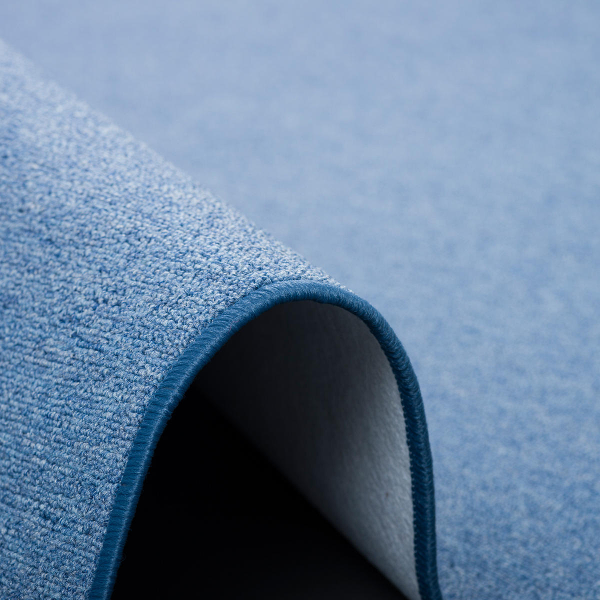 FEINSCHLINGEN VELOUR TEPPICH STRONG - Blau, Textil (160/200cm) - Snapstyle