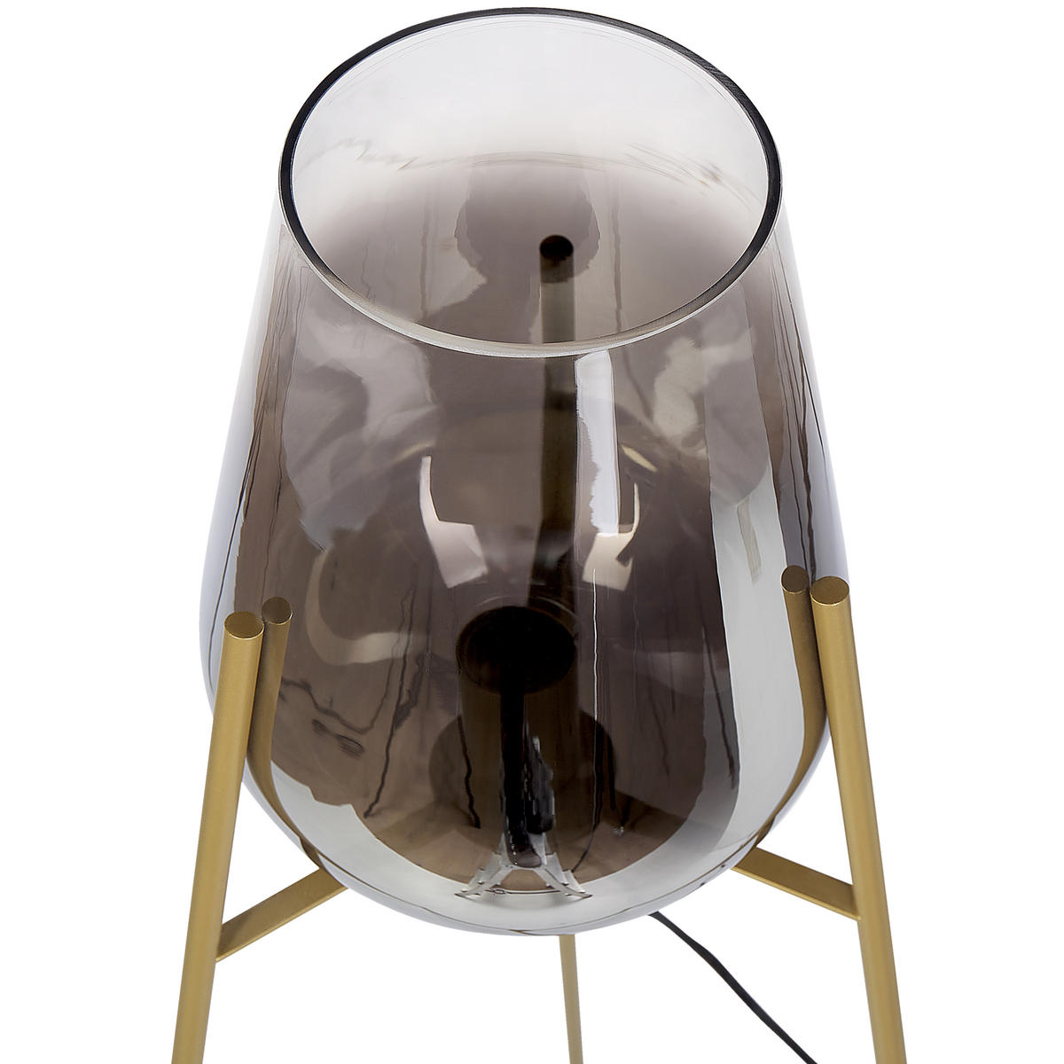 STEHLAMPE Mena 55/55/133 cm - Goldfarben, Metall (55/55/133cm) - Beliani