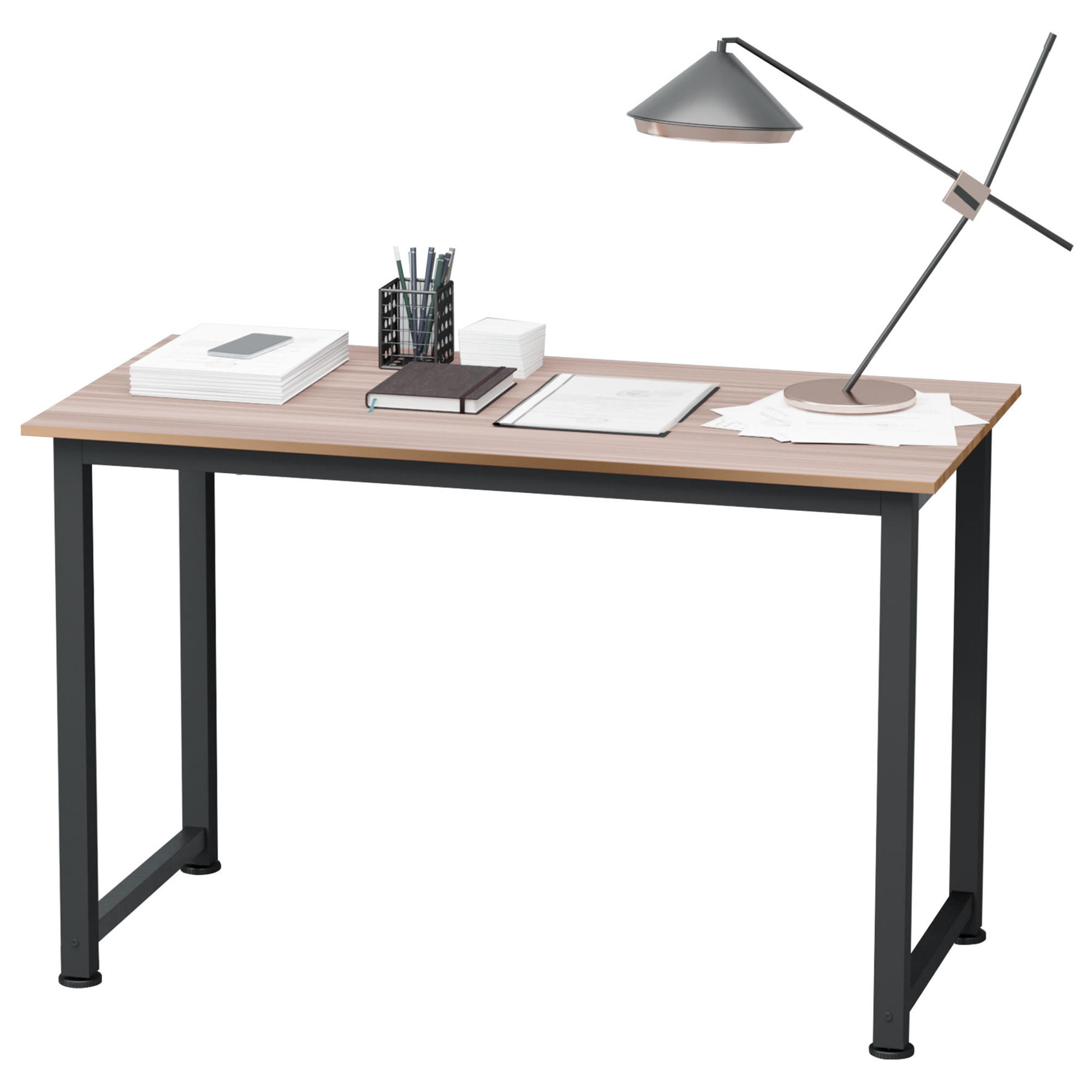 BÜROTISCH Eiche 1 Stück - Eichefarben, Holzwerkstoff (155.5/48/76cm) - GiPP