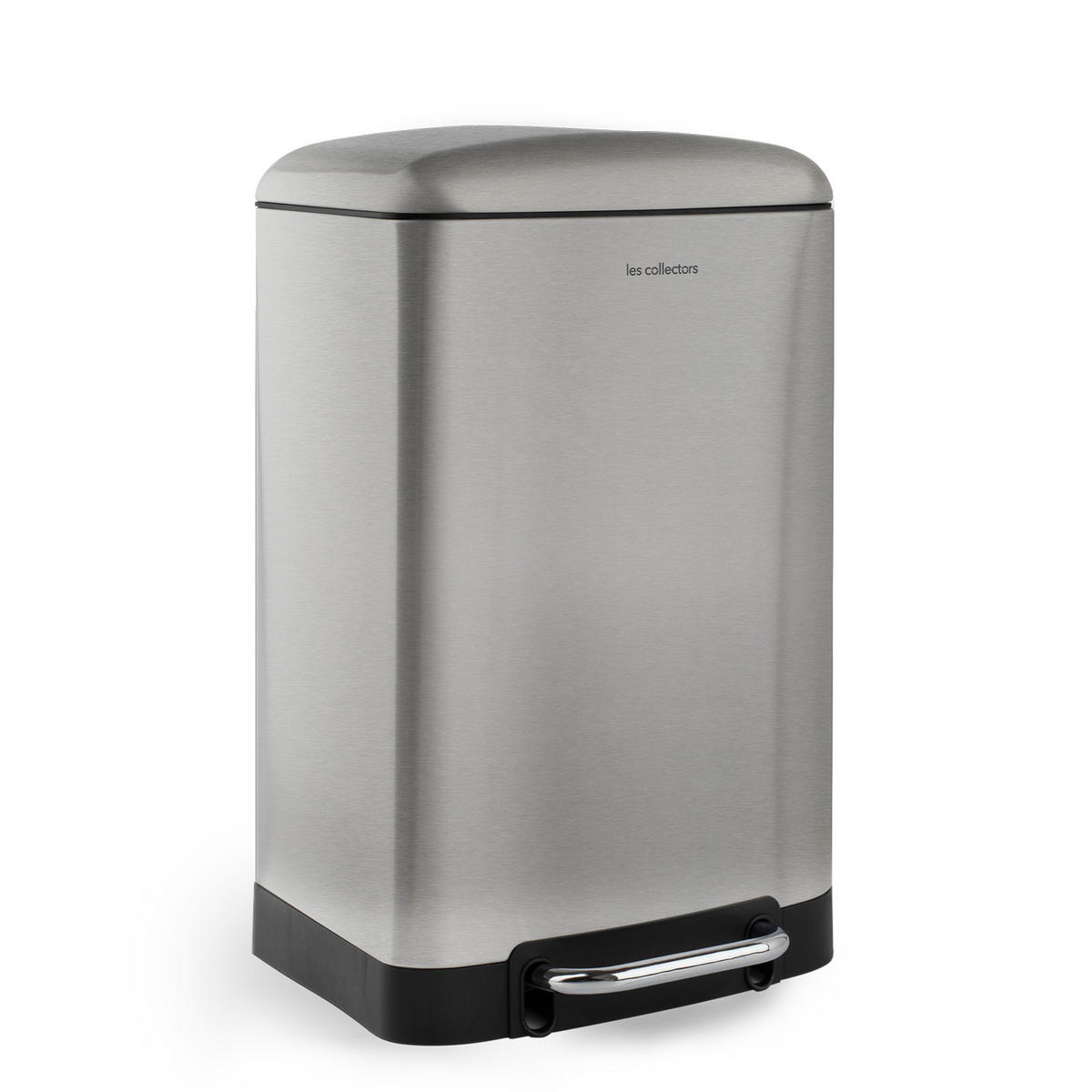 TRETMÜLLEIMER 20L - inox edition N°512 - Silberfarben, Metall (30/52.5/29cm) - Les Collectors