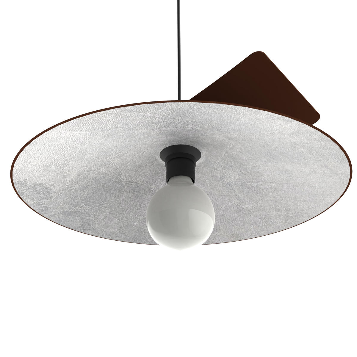 HÄNGELEUCHTE Miller D40 - Braun, Metall (40/34/9cm) - Lumicom