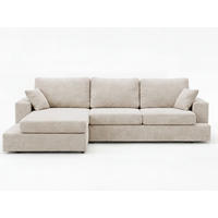 ECKSOFA Nesto Biege Links - Beige, Holz/Textil (260/165cm) - Graingold