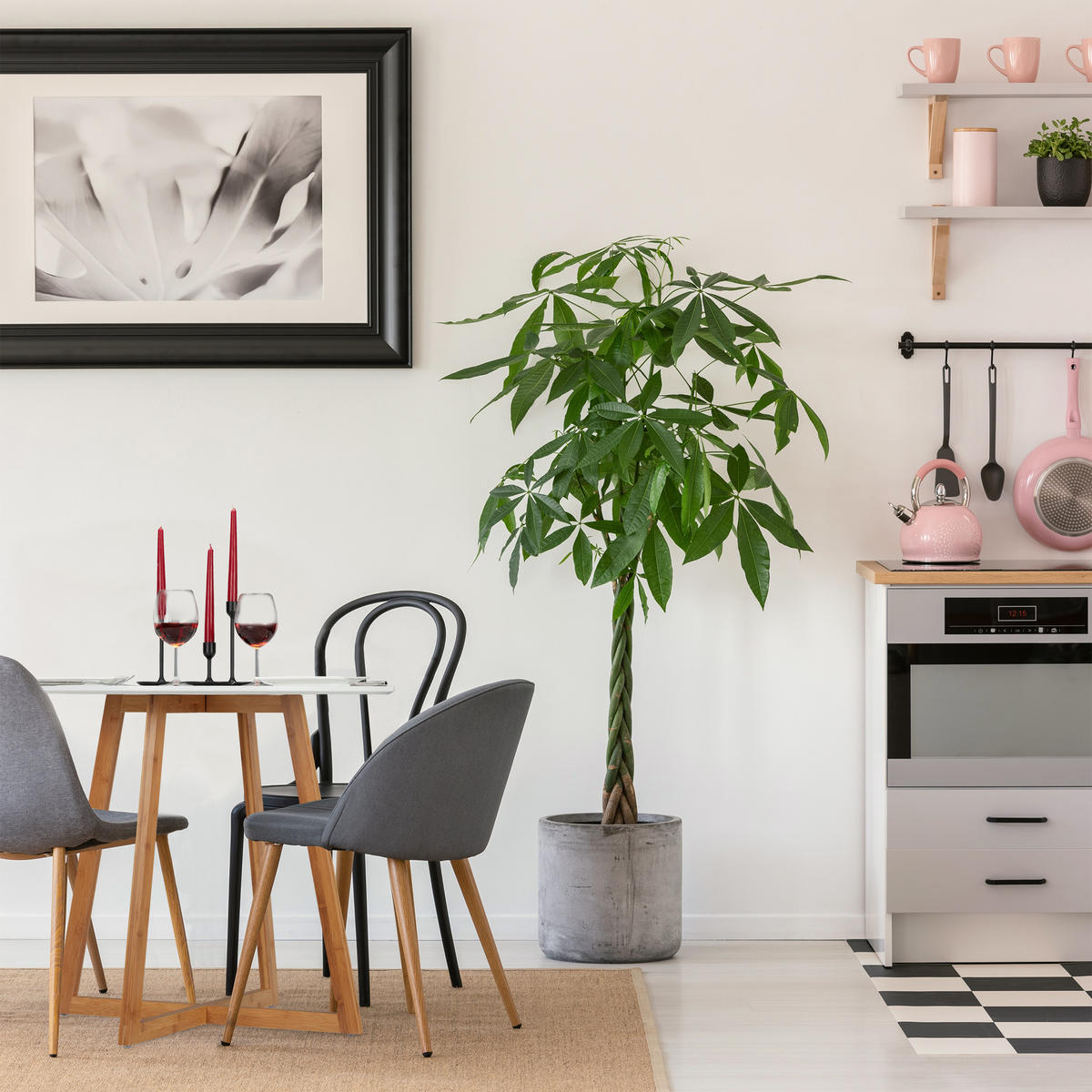 RUNDER - Multicolor, Holz/Holzwerkstoff (80/80/75cm) - Relaxdays