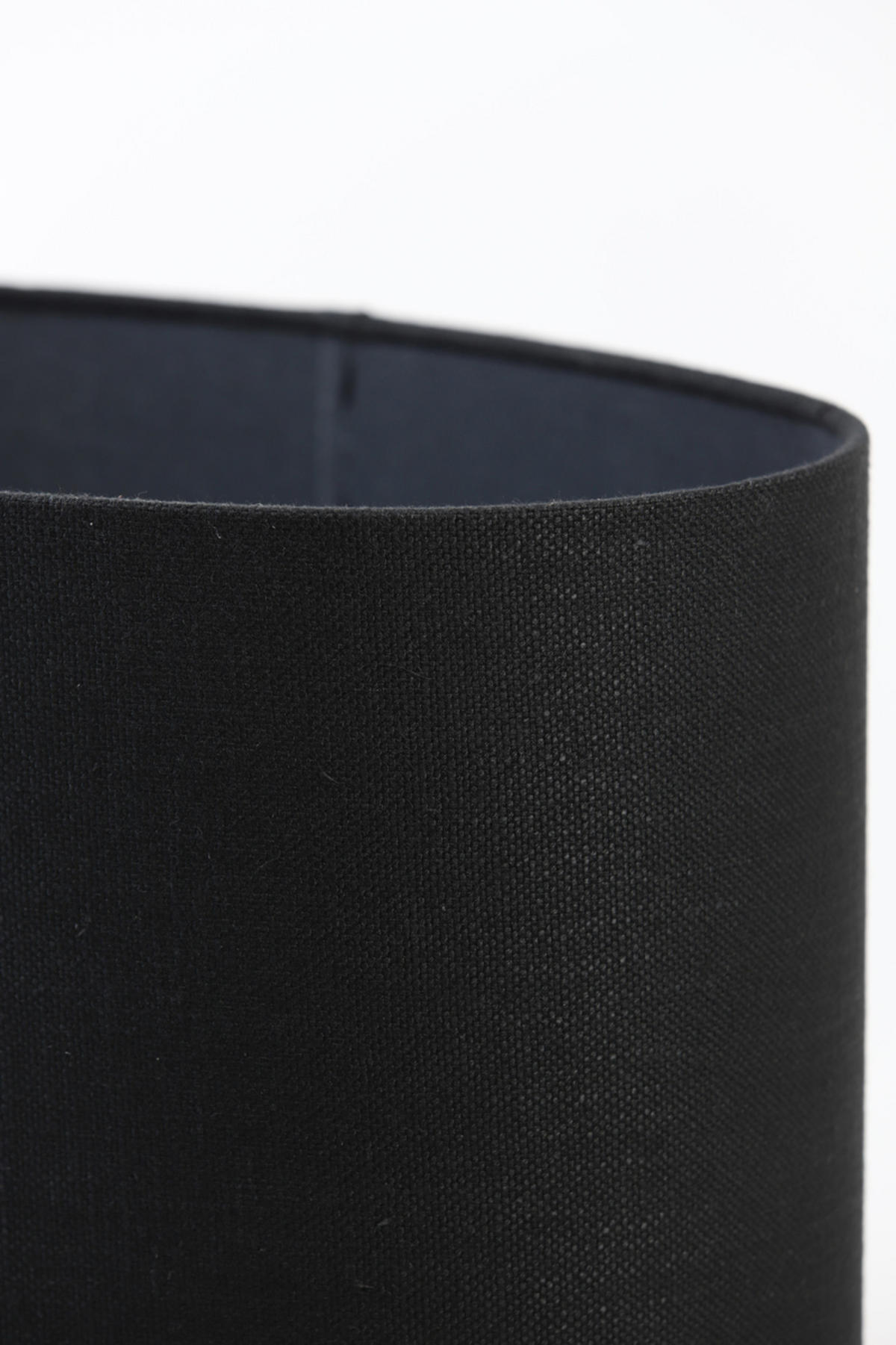 LAMPENSCHIRM Livigno Schwarz 58/24/32 cm - Schwarz, Textil (58/24/32cm) - Light & Living