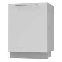 KÜCHENUNTERSCHRANK Kvantum D1D/60 Weiß Matt / Grau Matt 60 / 50 / 82cm - Weiß/Grau, Holz/Holzwerkstoff (60/82/50cm) - Feldmann-Wohnen