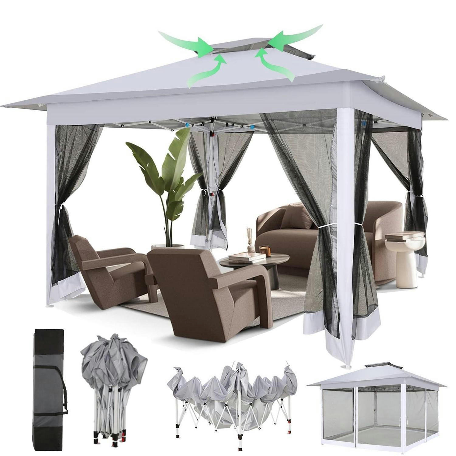 XXXLutz Pavillon Braun 396x269x396 cm