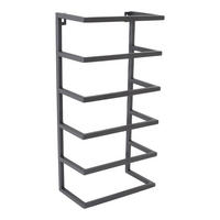 HANDTUCHSTÄNDER Kick Schwarz - Schwarz, Metall (25/48/12cm) - LOFT42