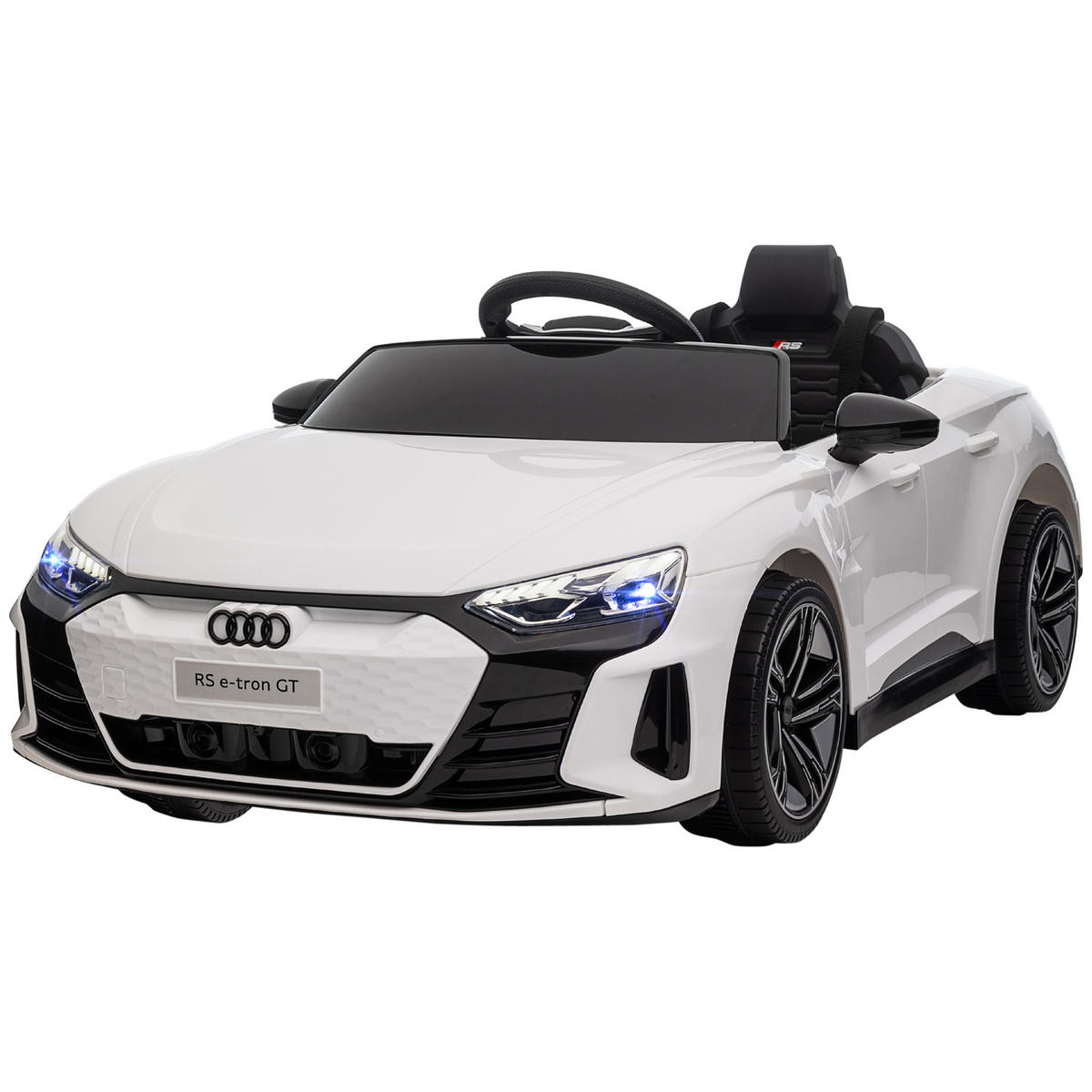 KINDER-ELEKTROAUTO DE-06288 Audi RS lizenziert mit Fernbedienung Weiß - Weiß, Kunststoff/Metall (103/58/41cm) - ComfortXL