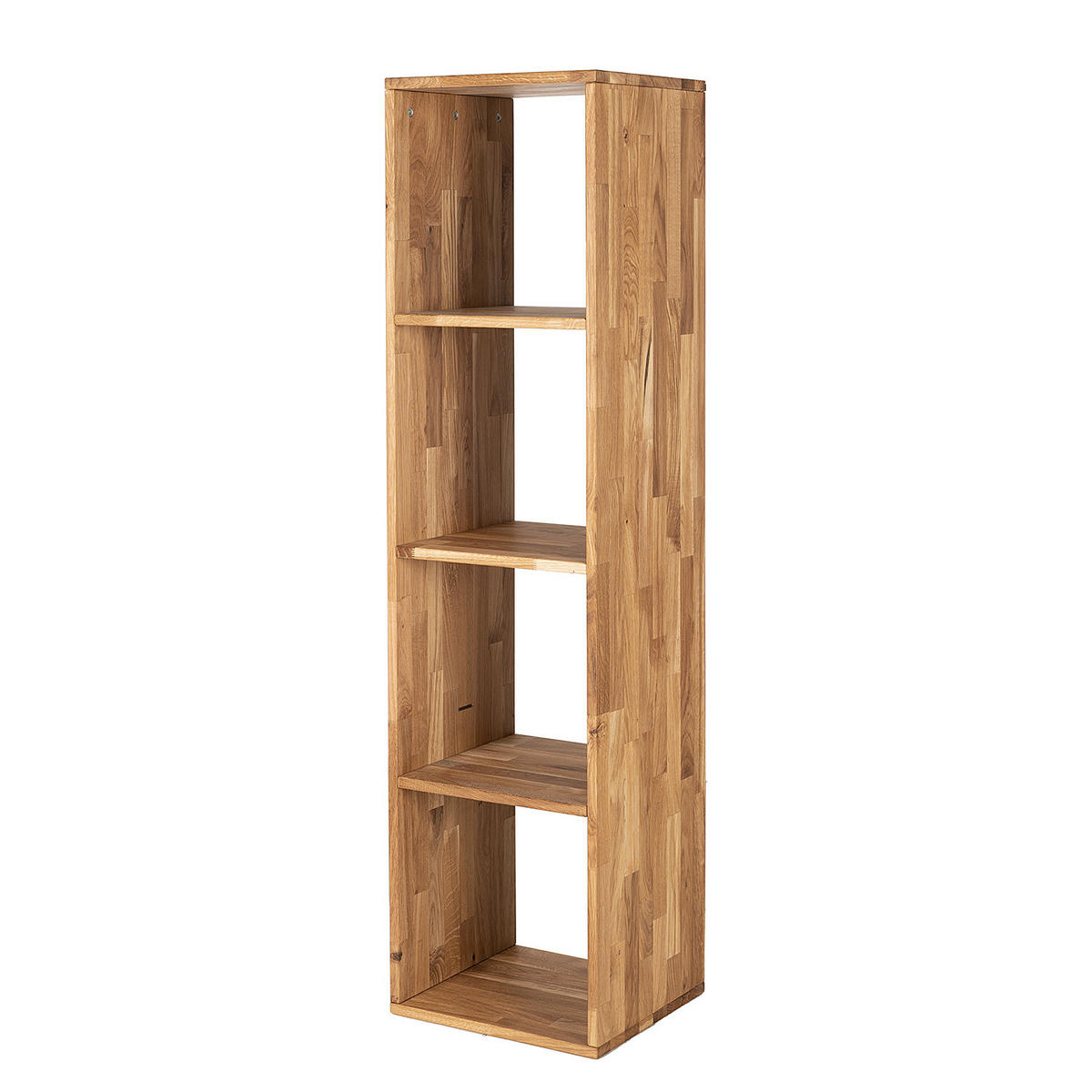 REGAL - Massivholz - Eichefarben, Holz (39/149/35cm) - home24