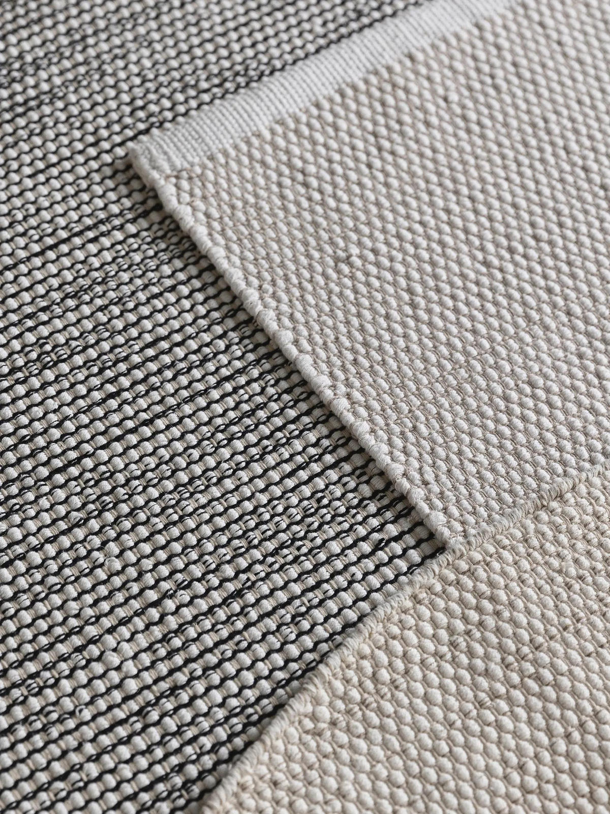 BOMBAŽNA preproga Ron bela 160x230 cm - bela, tekstil/naravni materiali (160/230cm) - benuta