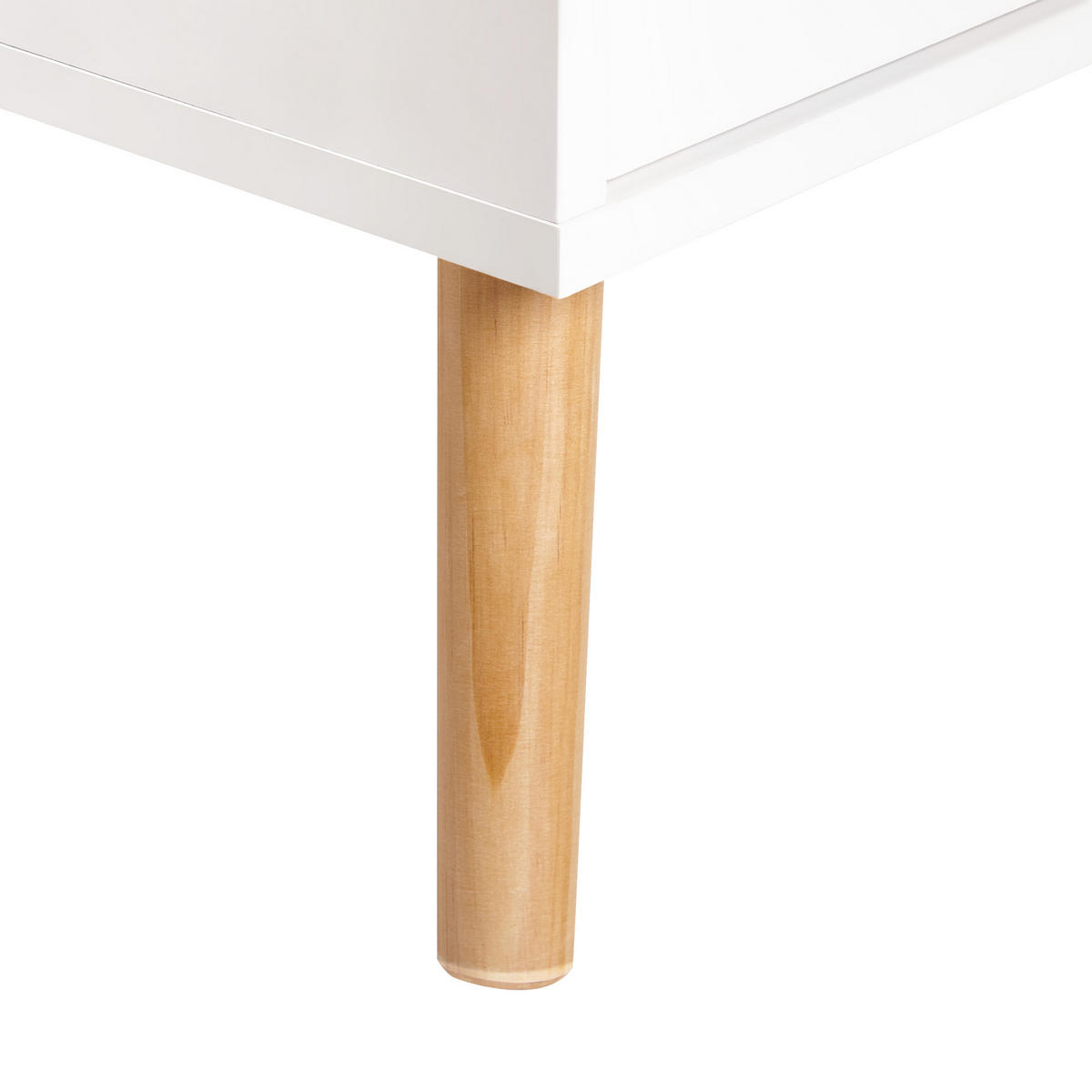 KOMODA s 6 zásuvkami Bílá Newark - bílá, kompozitní dřevo (100/80/39cm) - Beliani