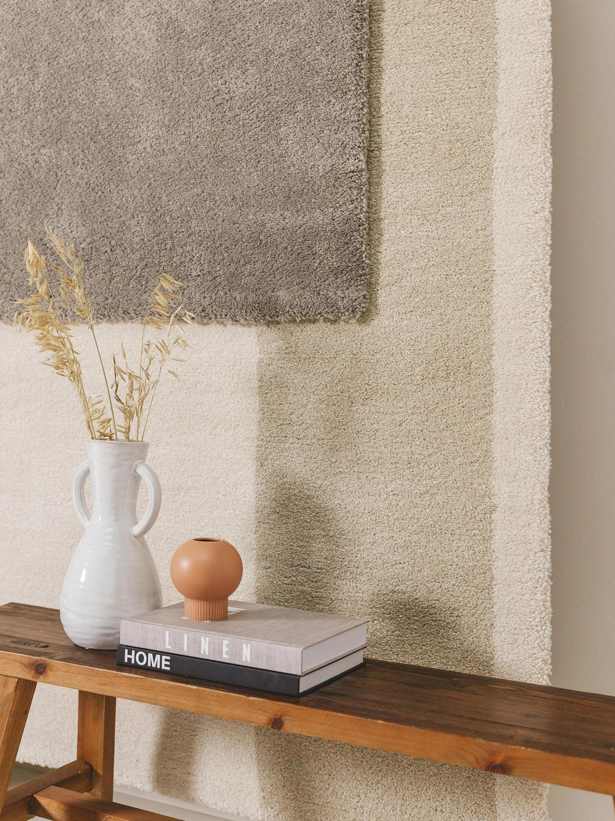 TEPPICH Tacoma Beige/Braun 160x230 cm - Beige, Textil (160/230cm) - benuta Nest