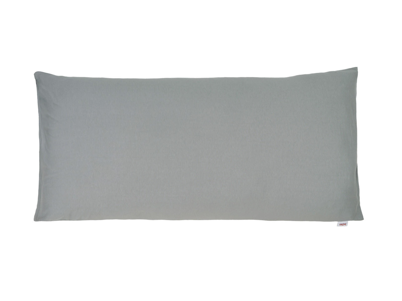 KISSENHÜLLE BasicSoft silber-grau 100% Baumwoll-Jersey 40/80 cm - Grau, Textil (40/80cm) - beties Heimtextil