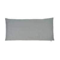KISSENHÜLLE BasicSoft silber-grau 100% Baumwoll-Jersey 40/80 cm - Grau, Textil (40/80cm) - beties Heimtextil