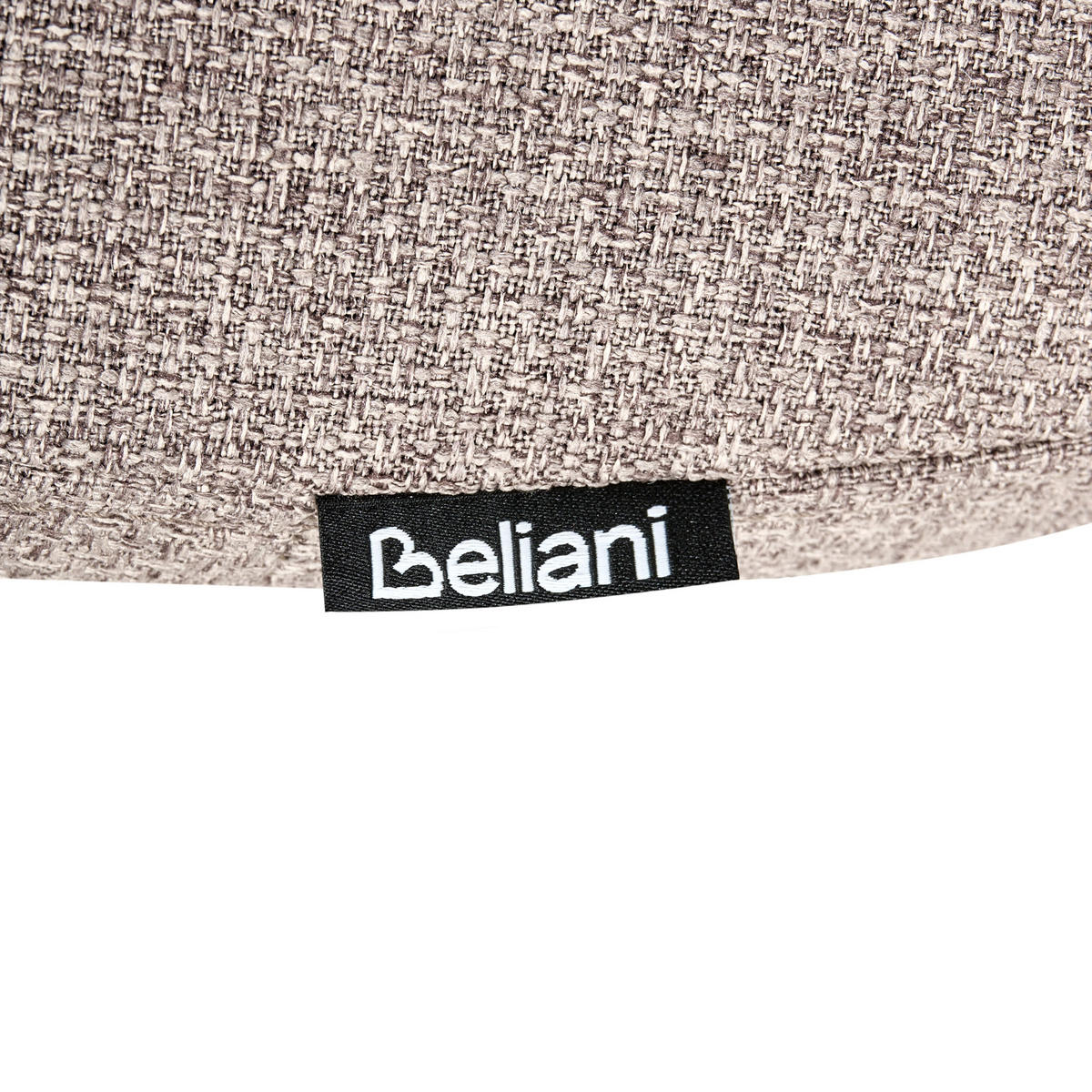 ESSZIMMERSTUHL 2er-Set Stoff Hellbraun Loleta - Hellbraun, Textil (47/84/57cm) - Beliani