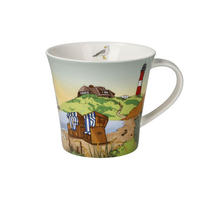 TEETASSE Sylt, Fine Bone China, Bunt, 350 ml - Multicolor, Keramik (0.35L) - Goebel