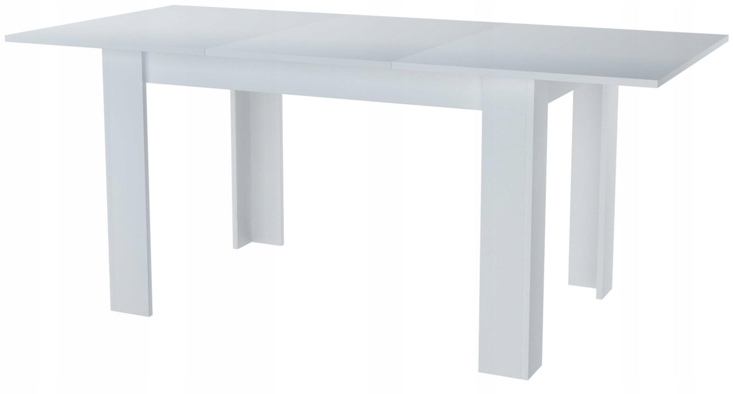 TISCH Kongo EXT Weiß 120-170/80/75 cm - Weiß, Holzwerkstoff (80/120/75cm) - Matkam Möbel