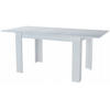 TISCH Kongo EXT Weiß 120-170/80/75 cm - Weiß, Holzwerkstoff (80/120/75cm) - Matkam Möbel