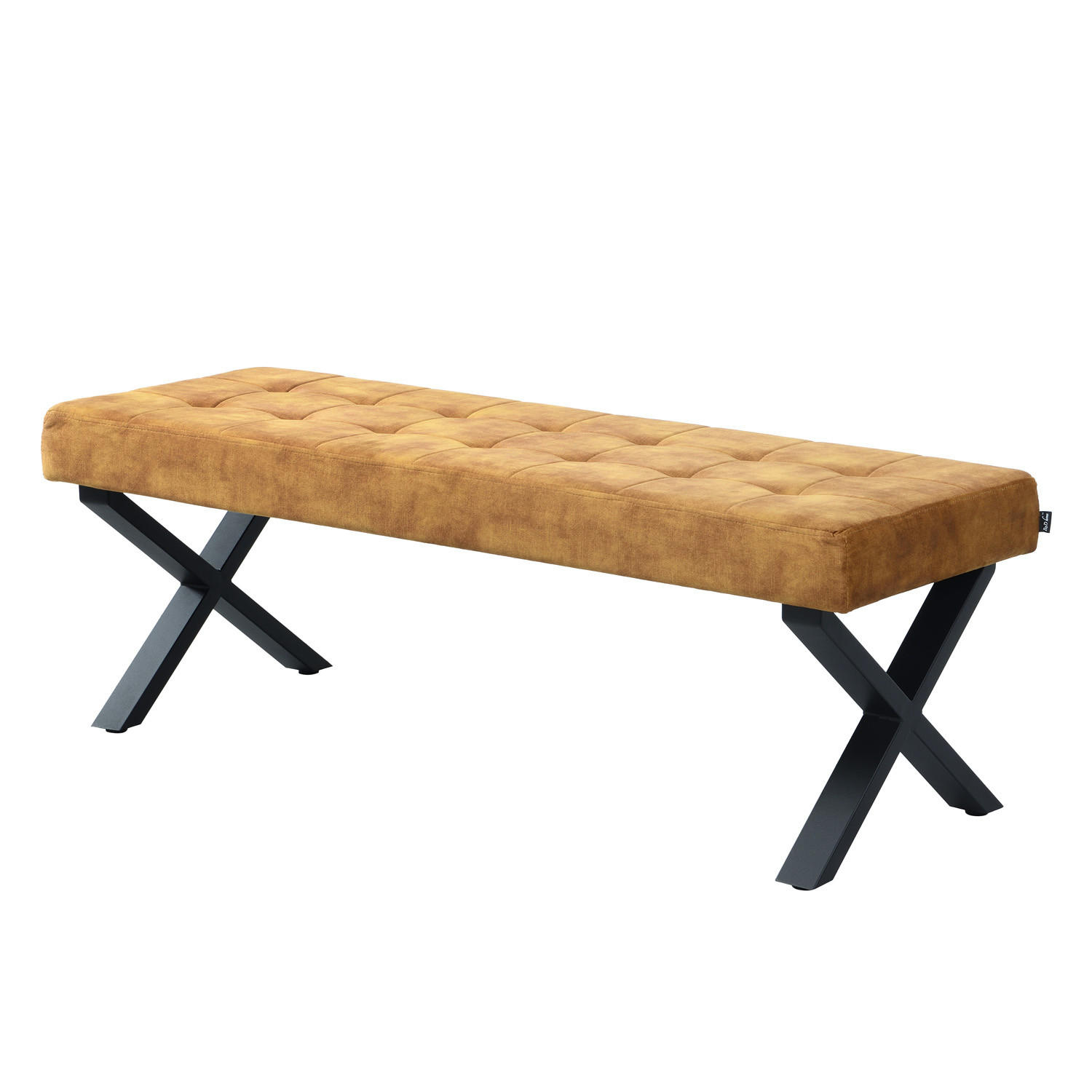 SITZBANK DOLCE - Gelb, Metall (140/48/48cm) - B&D Home