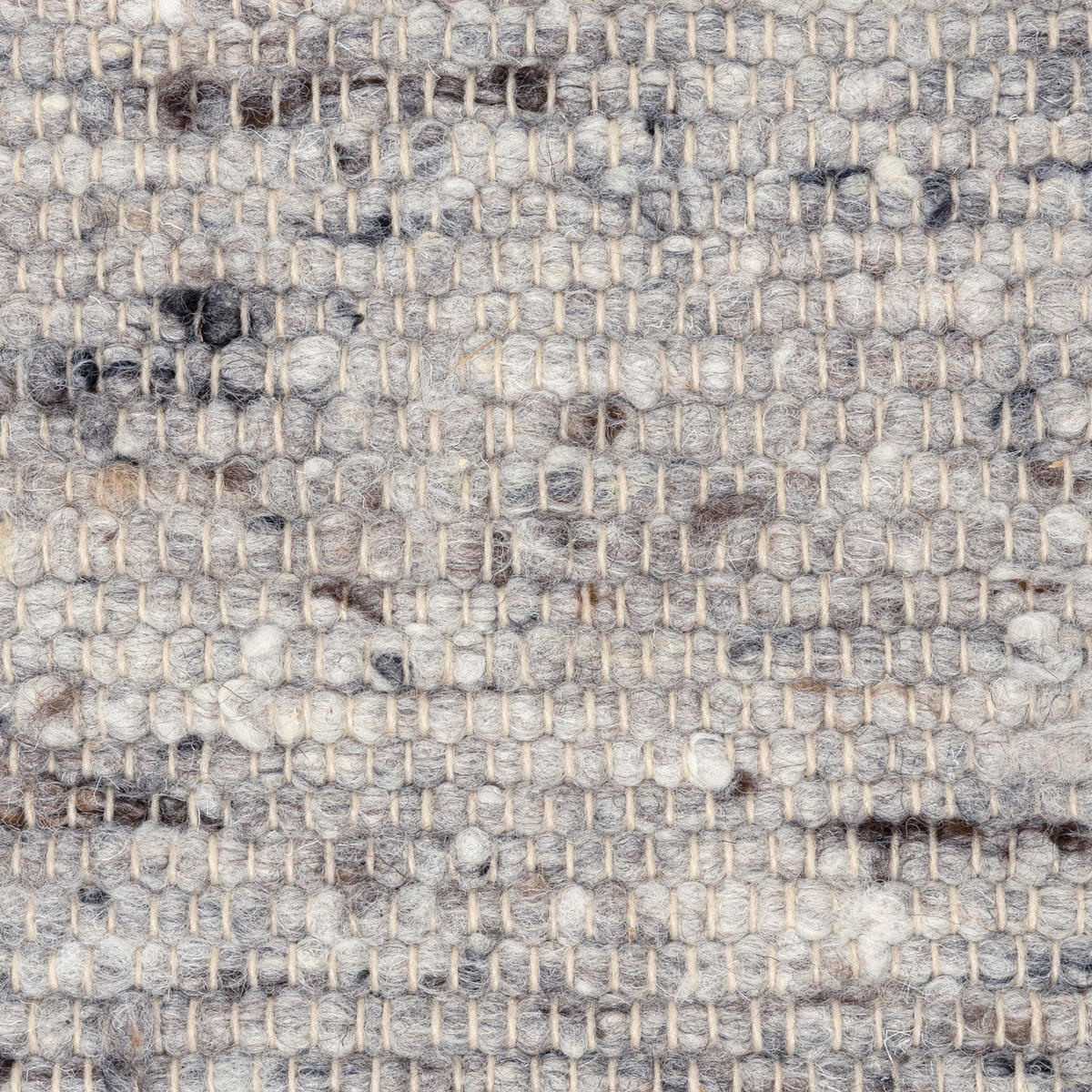 HANDWEBTEPPICH Anden 70x130 cm - Dunkelgrau, Textil (70/130cm) - Rug and Roll