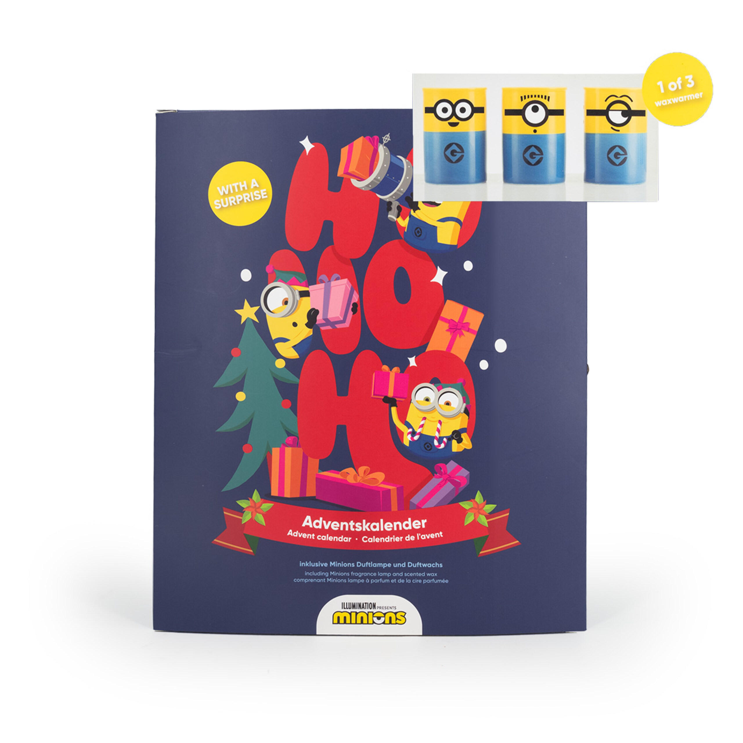 ADVENTSKALENDER Minions Duftlampenset - Weiß, Naturmaterialien/Keramik (22/27/14cm)