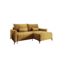 ECKSOFA Silves Mit Schlaffunktion - Gelb, Holzwerkstoff/Textil (239/148cm) - Fun Möbel