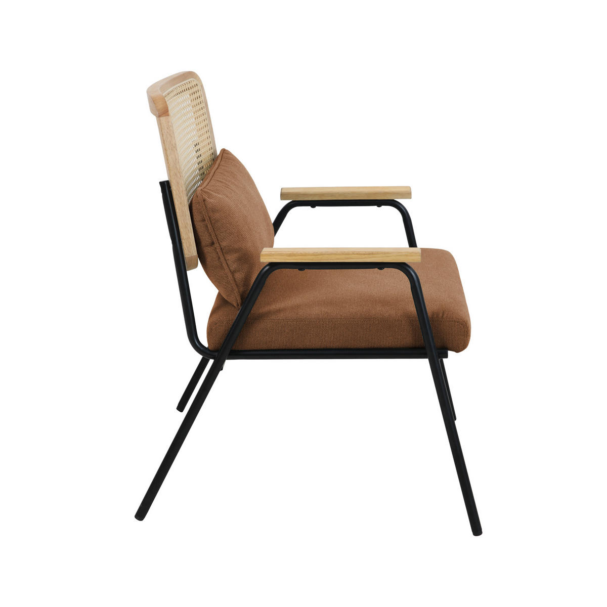 LOUNGESESSEL Thea - Braun, Holz (62/83/66cm) - SVITA