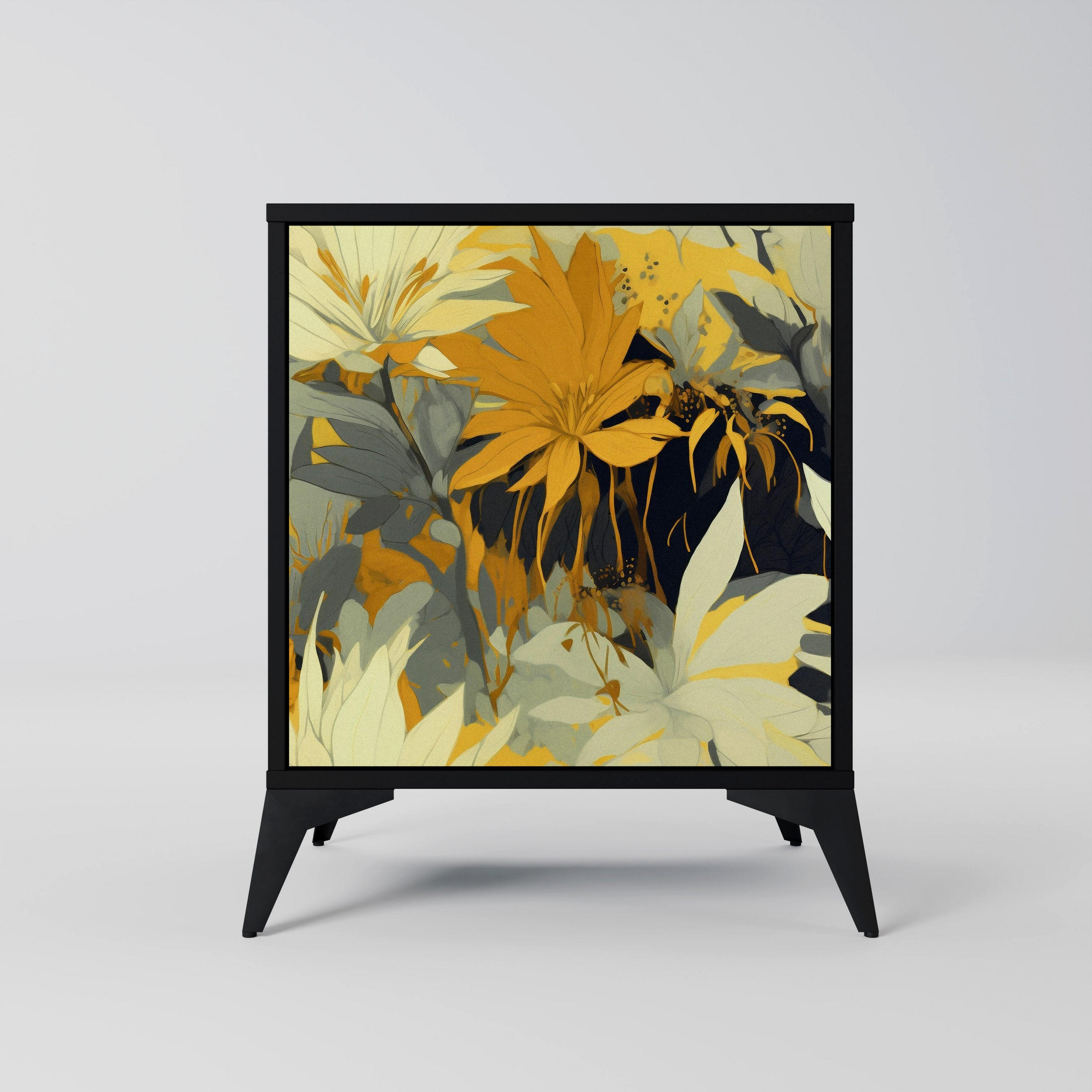 SpaceRebels Sideboard Schwarz 57.5x70.5x42 cm