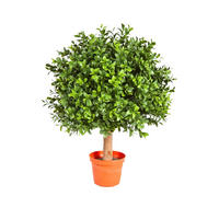 KUNSTBAUM Künstlicher Buchsbaum - Rico 40 cm - Naturfarben, Kunststoff (40cm) - aplanta