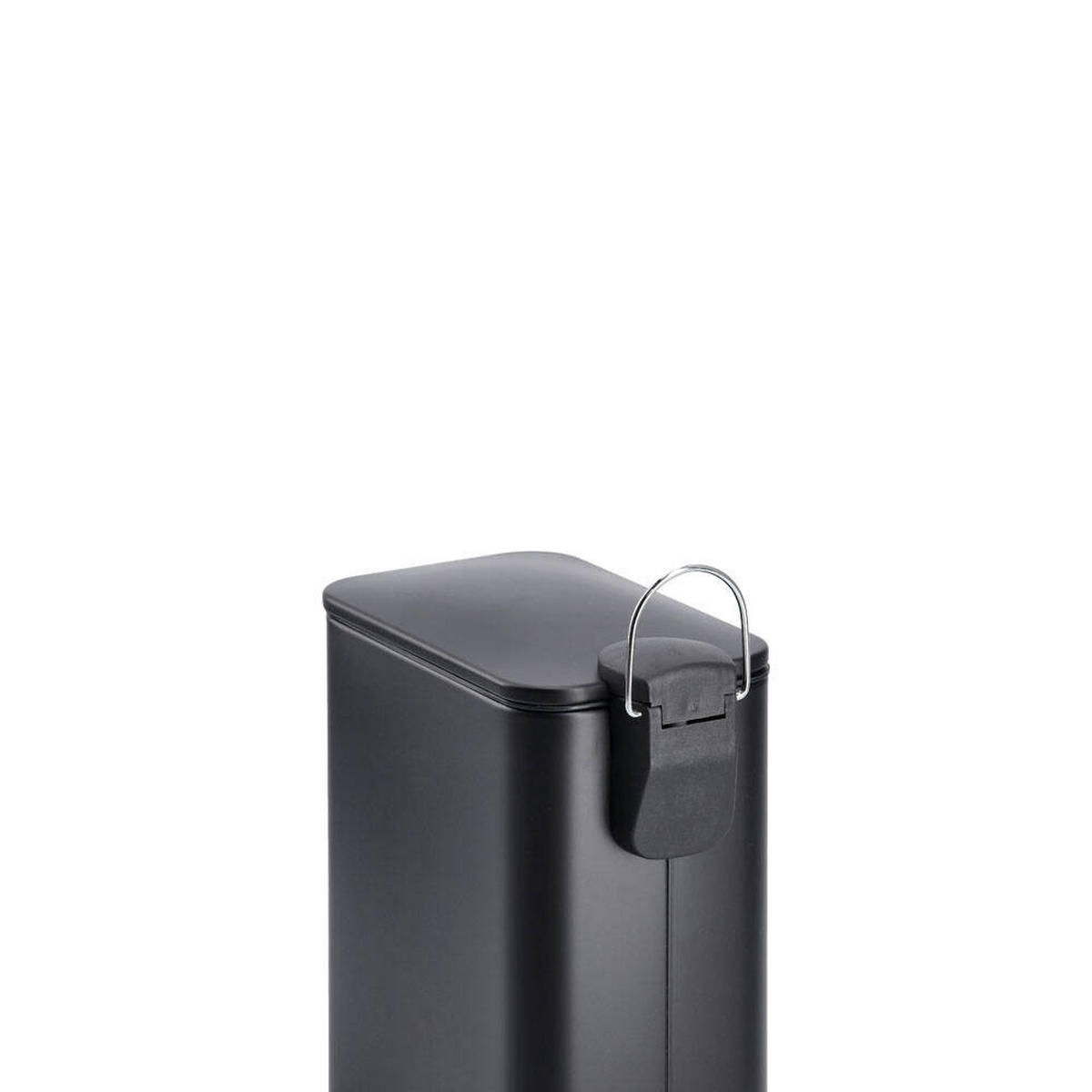 MÜLLEIMER 5 Liter - Schwarz, Metall (14/29/28.3cm)